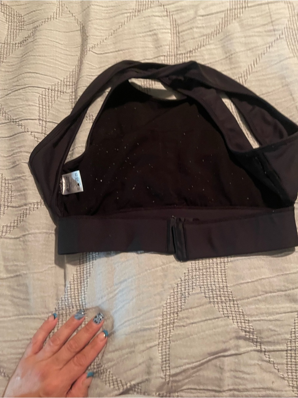 P'tula Black Racerback Sports Bra - Picture 4 of 5
